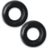 Hünkyjunk by Oxballs Lot de 2 cockrings Stiffy Bulge Noirs